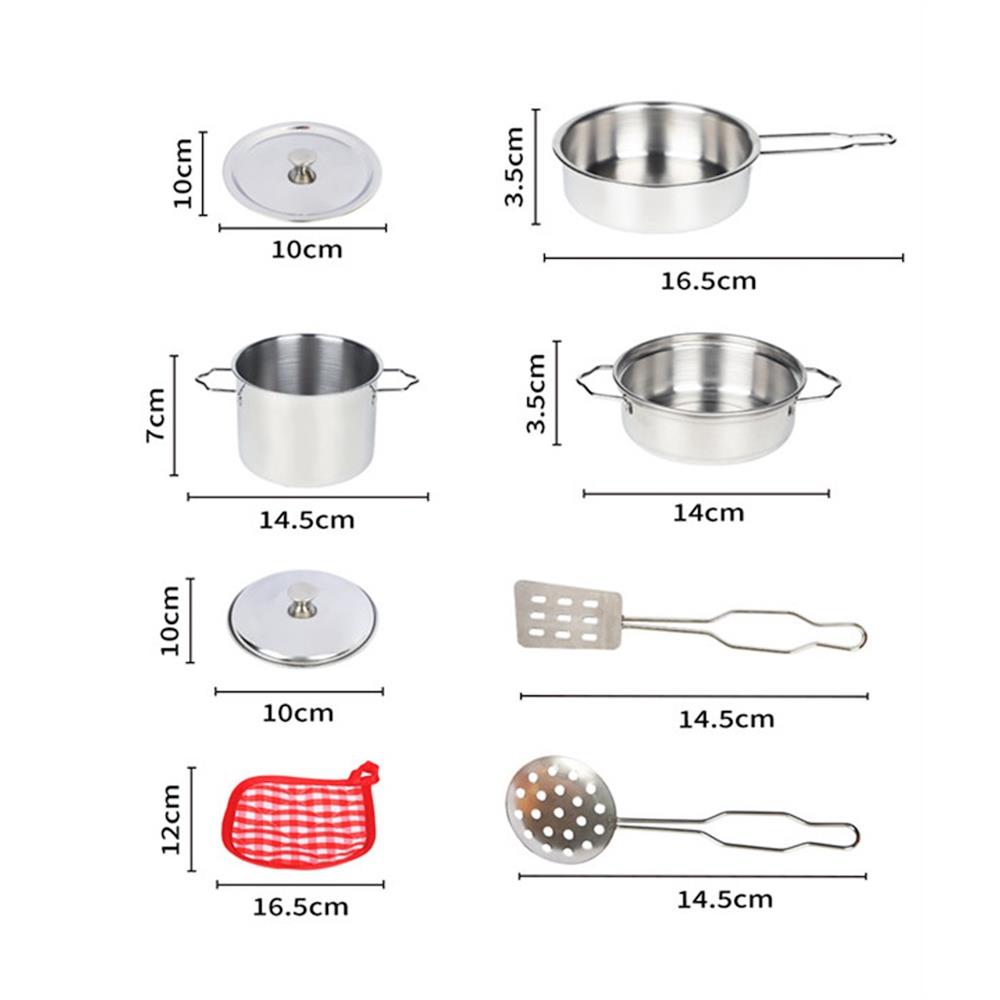 8 PARÇA ÇELİK TENCERE TAVA SETİ VARDEM