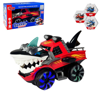 ZR171 IŞIKLI MÜZİKLİ HAREKETLİ KÖPEKBALIĞI ARABA