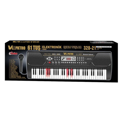 TFL-328-21 VLEKTRO 61 TUŞ IŞIKLI BÜYÜK PİYANO -VRD