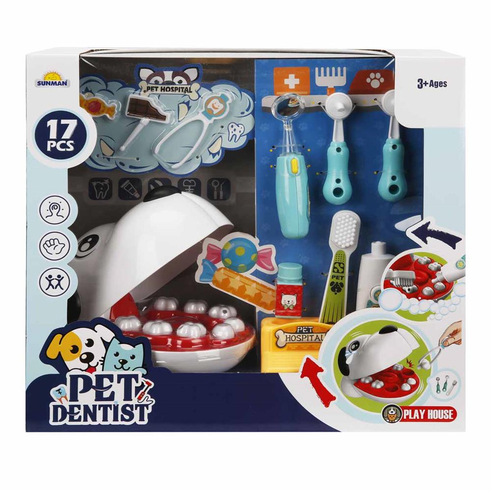 DİŞ HEKİMİ OYUN SET 17PRÇ -SUN