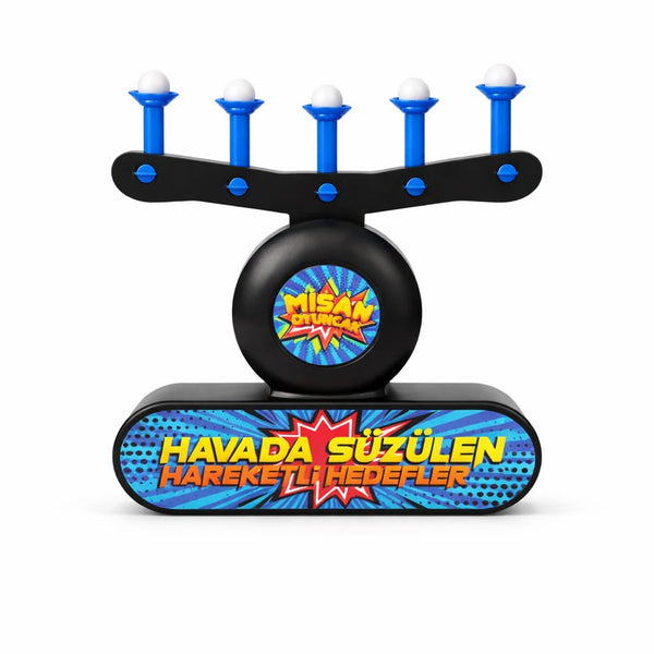Havada Süzülen Hareketli Hedef Oyunu Nişan Seti 4 Tabancalı