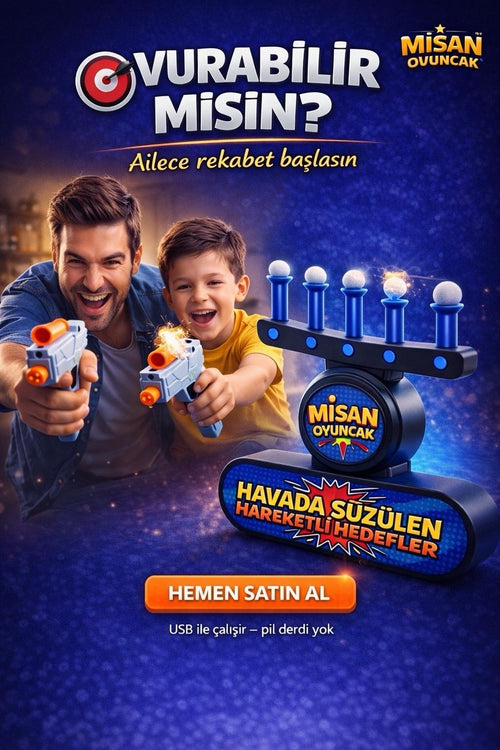 🎯 Hareketli Hedefleri Vurma Oyunu – Premium Eğlence Seti