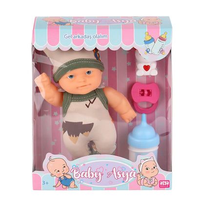 7008 Biberonlu Bebek Baby Asya -Asya Oyuncak