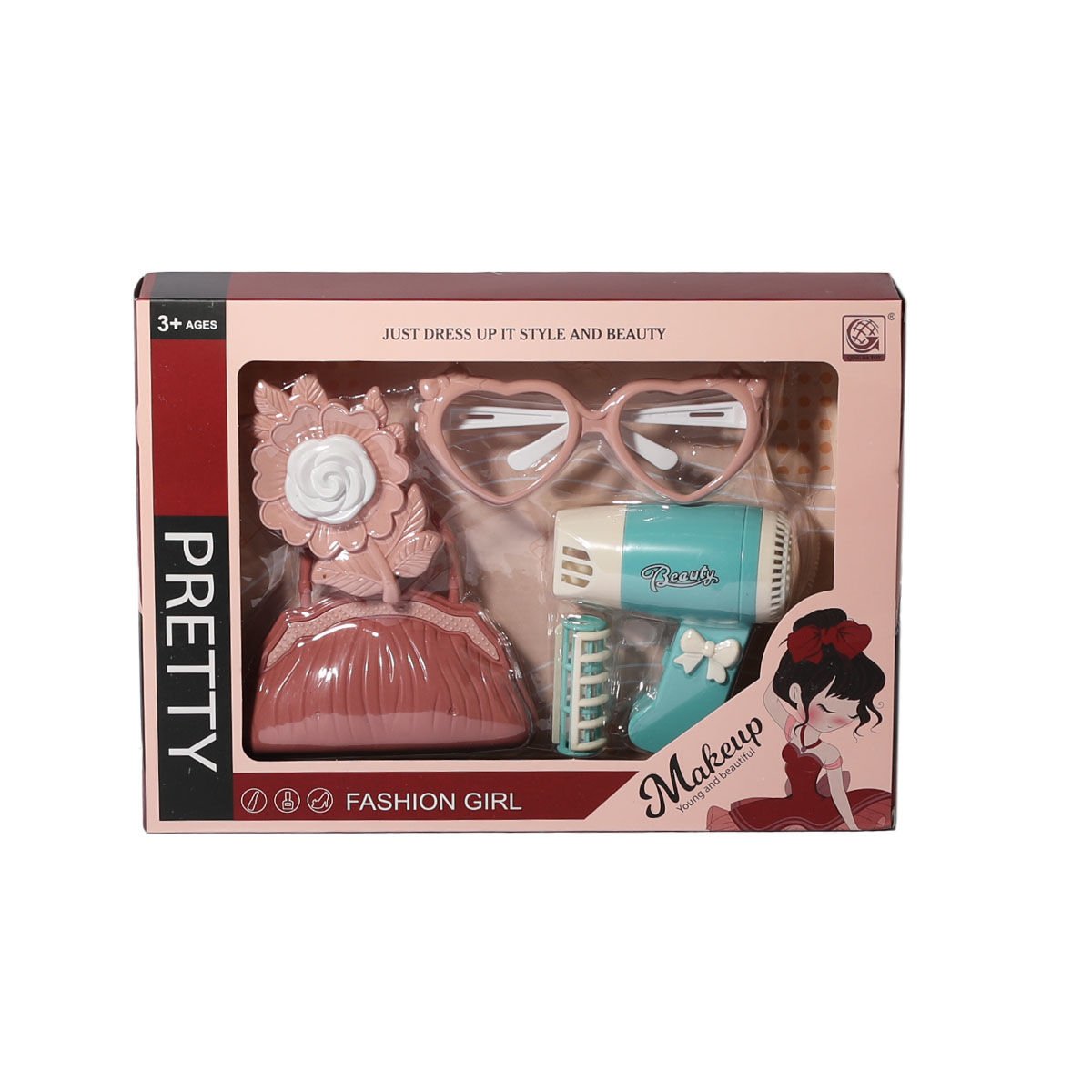 1188-1-4 KUTUDA ÇANTALI GÜZELLİK SETİ