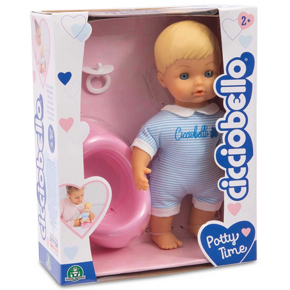 Cicciobello 24 cm Yumuş Bebek ve Tuvalet Zamanı CCBA7000