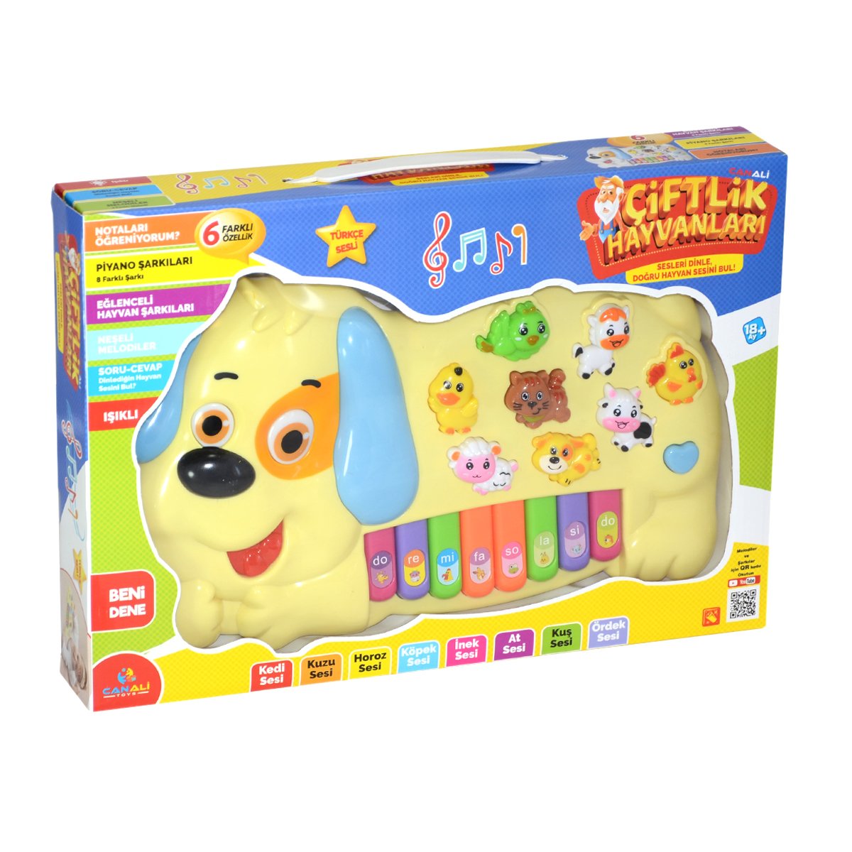 CNL-2222-2223 TÜRKÇE PİYANO HAYVAN SESNLİ