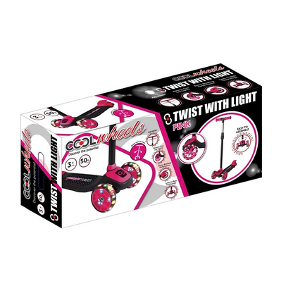 Cool Wheels Işıklı Twist Scooter Pembe