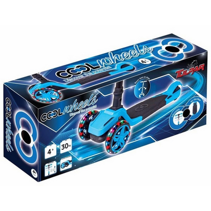 Cool Wheels Tulpar Işıklı Katlanabilir Scooter Mavi