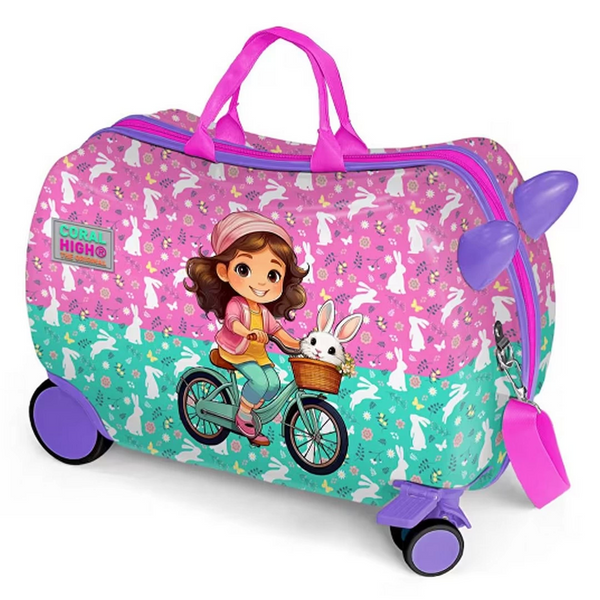 Coral High Bisikletli Kız Otur-Çek Valiz