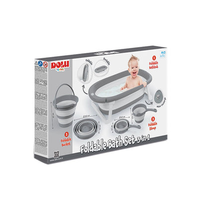 7368 Katlanabilir 3ü 1 Araba Banyo Seti -Dolu Oyuncak