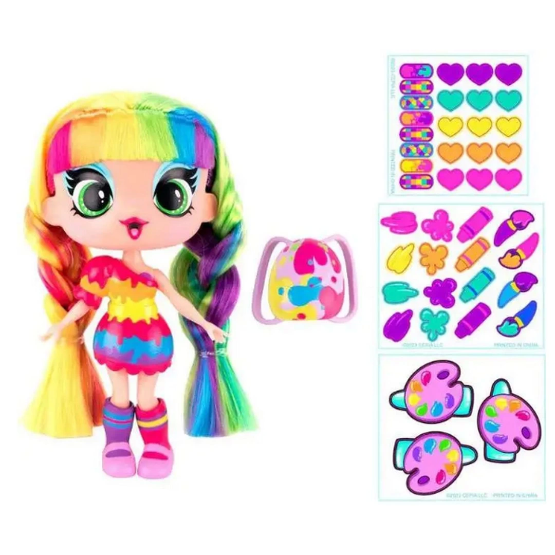 Decora Girlz Büyük Moda Bebek ve Oyun Seti 15 cm