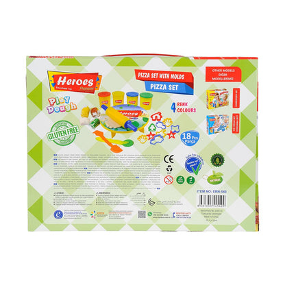 ERN-540 HEROES PİZZA OYUN HAMURU SETİ