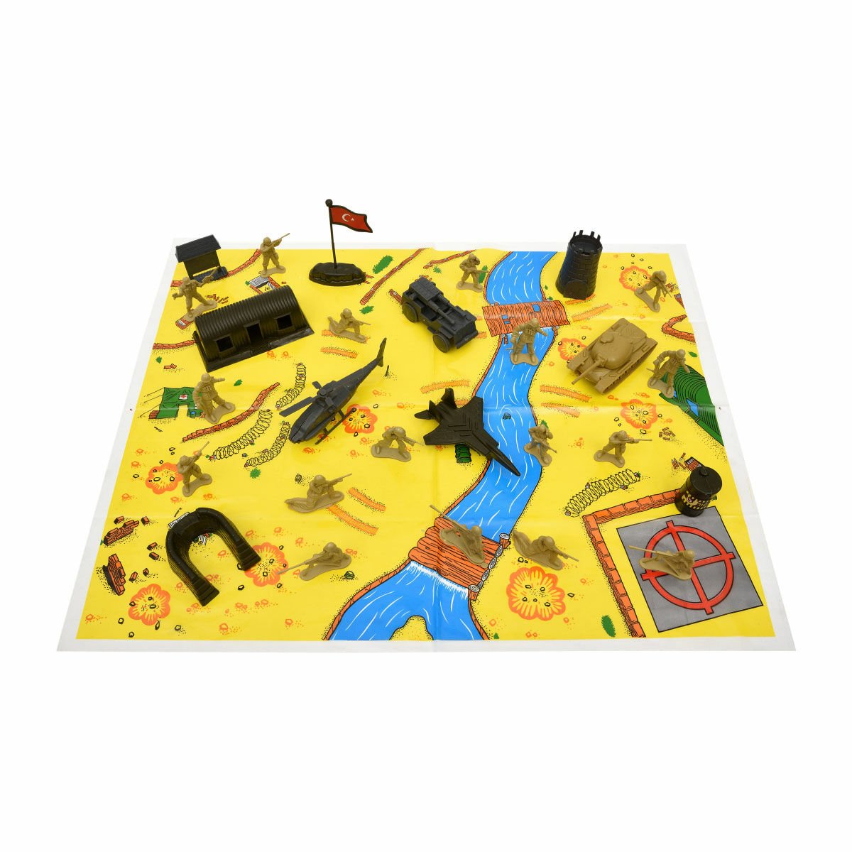 ERN-852 HEROES TOYS PVCLİ ASKER SETİ