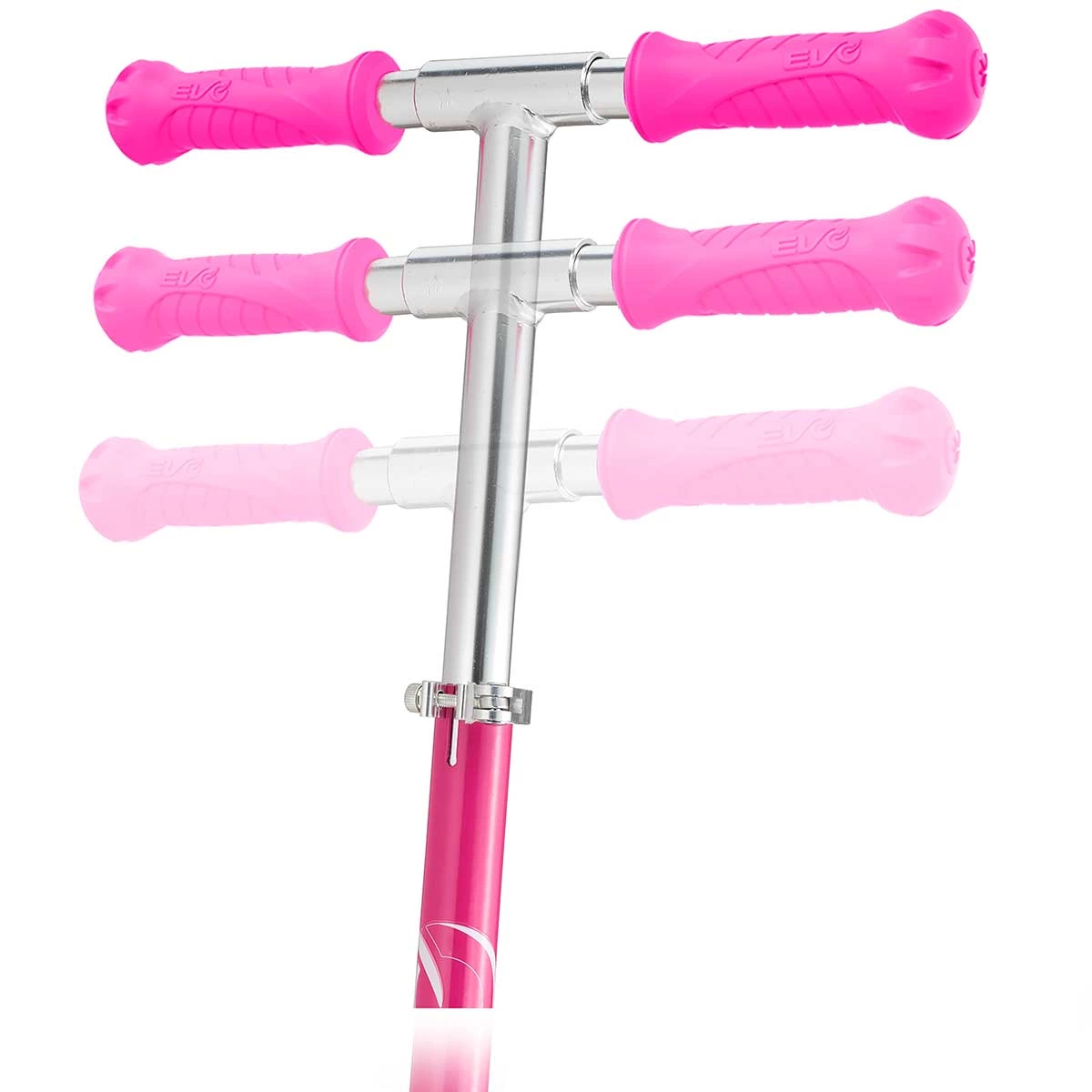 Evo 2 Tekerlekli Flash Işıklı Pembe Scooter