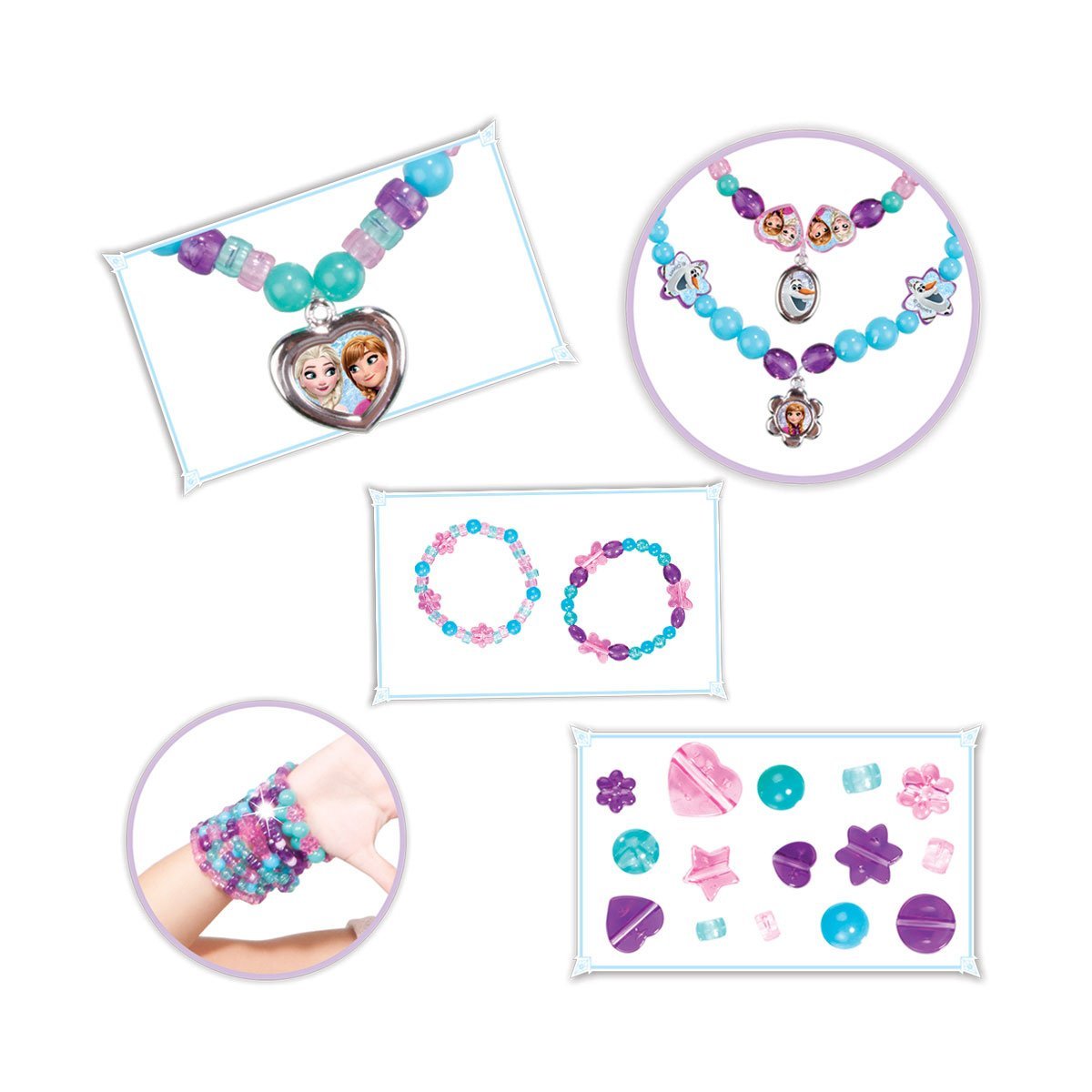 03174 Frozen Takı Seti 2'li -Dede