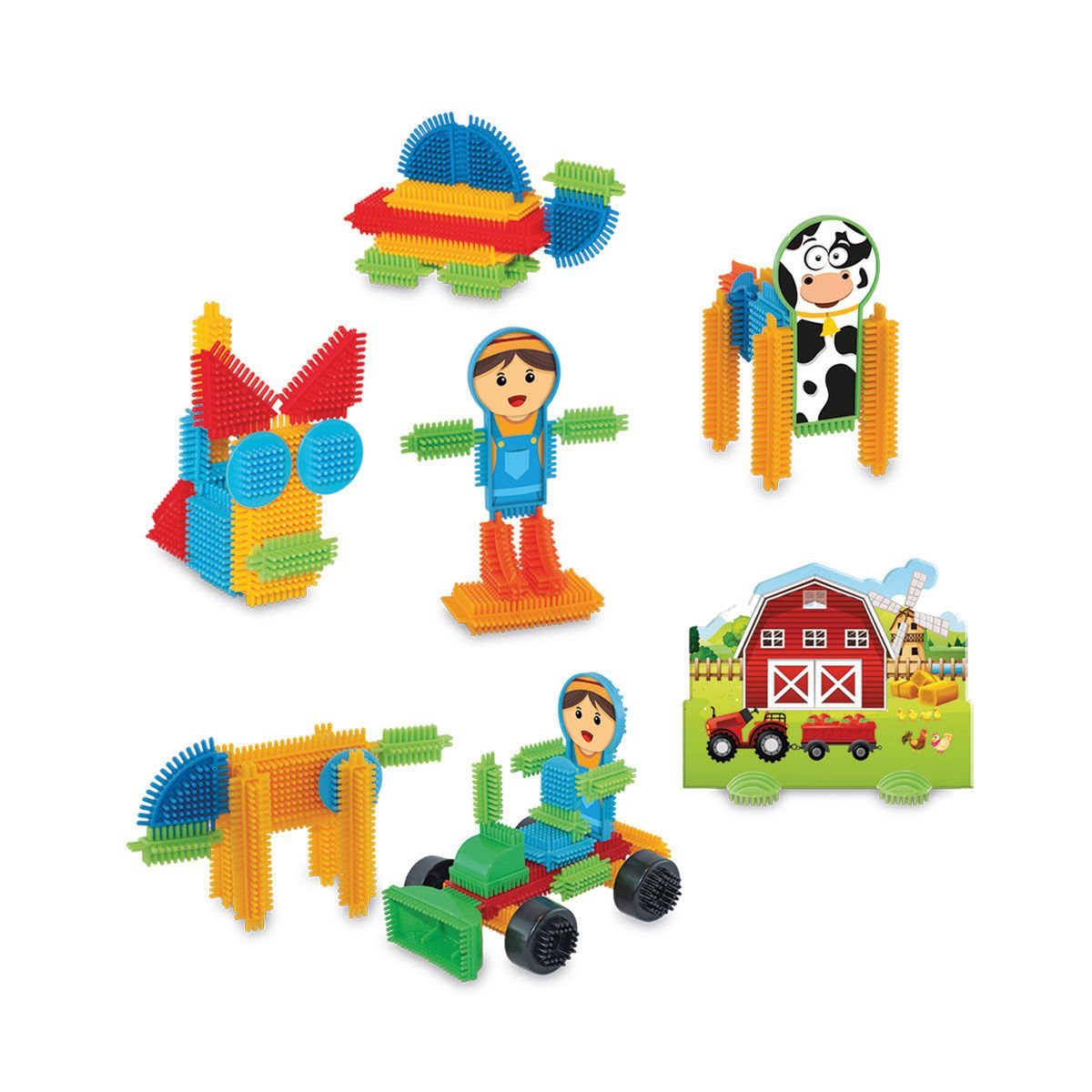 03312 KAKTÜS BLOKLAR ÇİFTLİK 75PCS