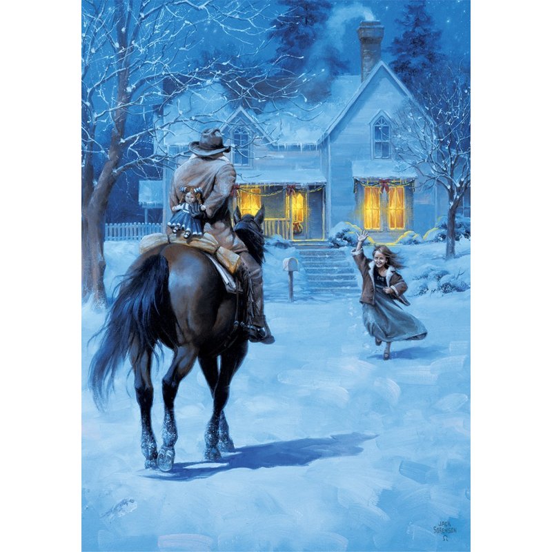 5225 Art Puzzle Eve Dönüş1000 Parça Puzzle