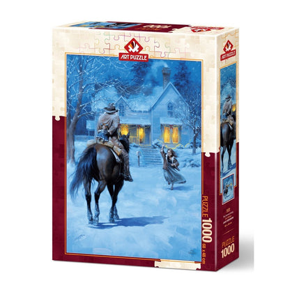 5225 Art Puzzle Eve Dönüş1000 Parça Puzzle