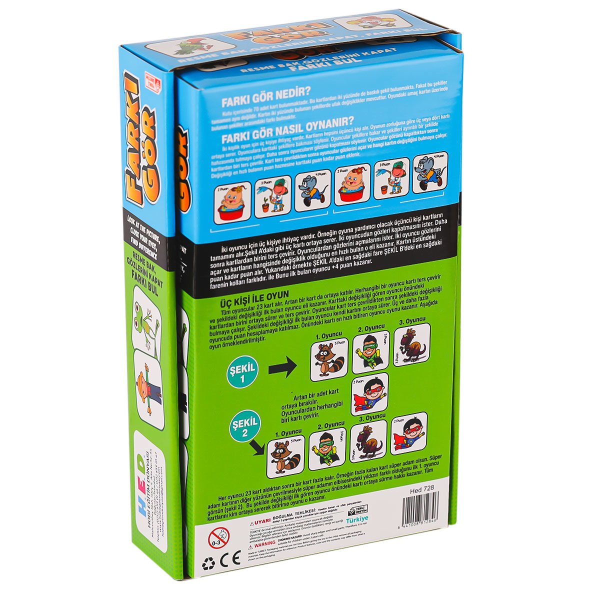 2846-728 Farkı Gör Hafıza Oyunu -Hobi Oyuncak