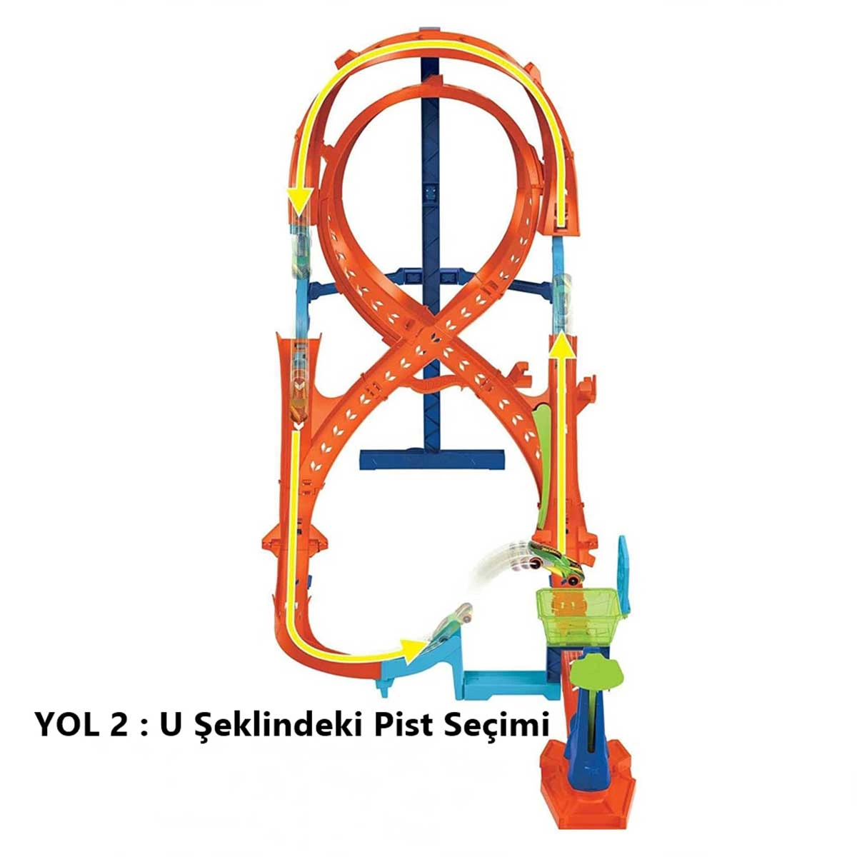 Hot Wheels Dikey Yarış Heyecanı Oyun Seti HMB15