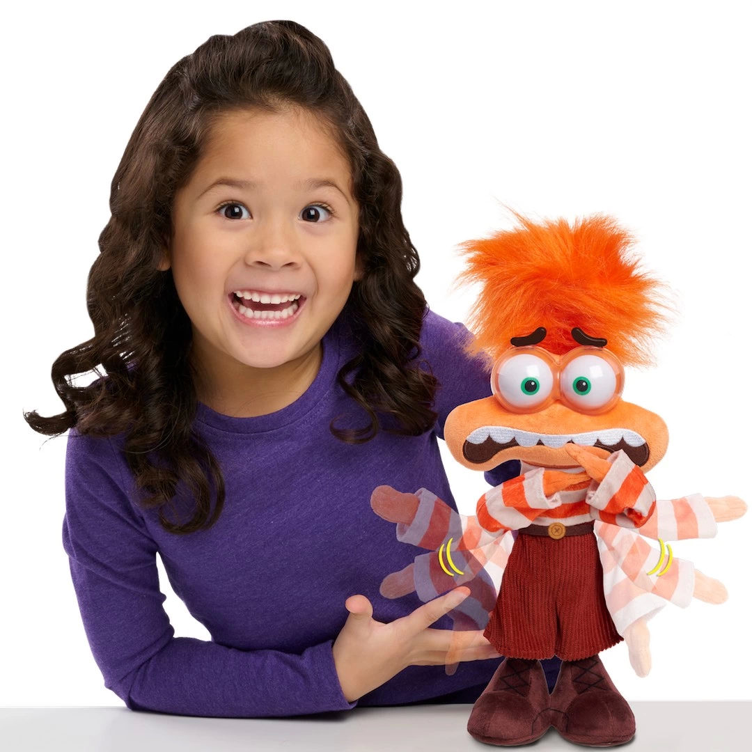 Inside Out 2 Endişe Sesli Hareketli Peluş