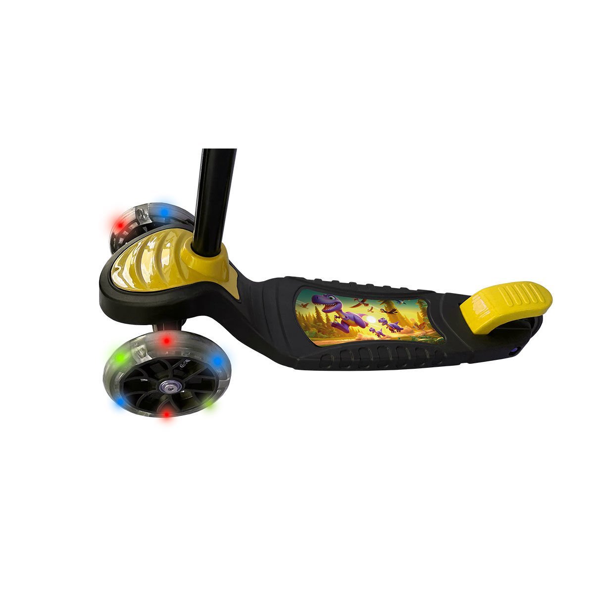 SWSC6-I Işıklı Swing Scooter Sarı -Kolat