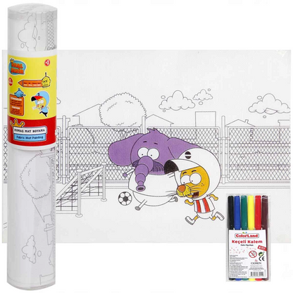 Kral Şakir Kumaş Mat Boyama 35 x 25 cm