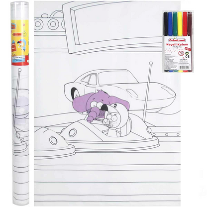 Kral Şakir Kumaş Mat Boyama 50 x 70 cm