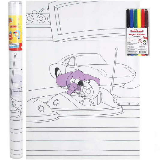 Kral Şakir Kumaş Mat Boyama 50 x 70 cm