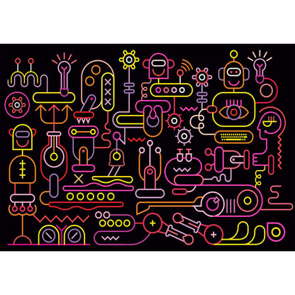 20518 Robot Atölyesi 1000 Parça Puzzle -KS Puzzle