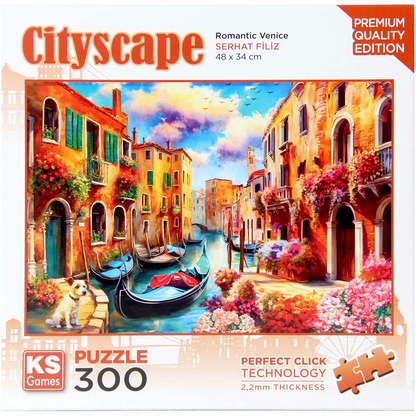 KS Games Romantic Venice Puzzle 300 Parça
