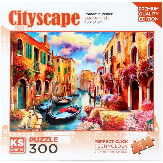 KS Games Romantic Venice Puzzle 300 Parça