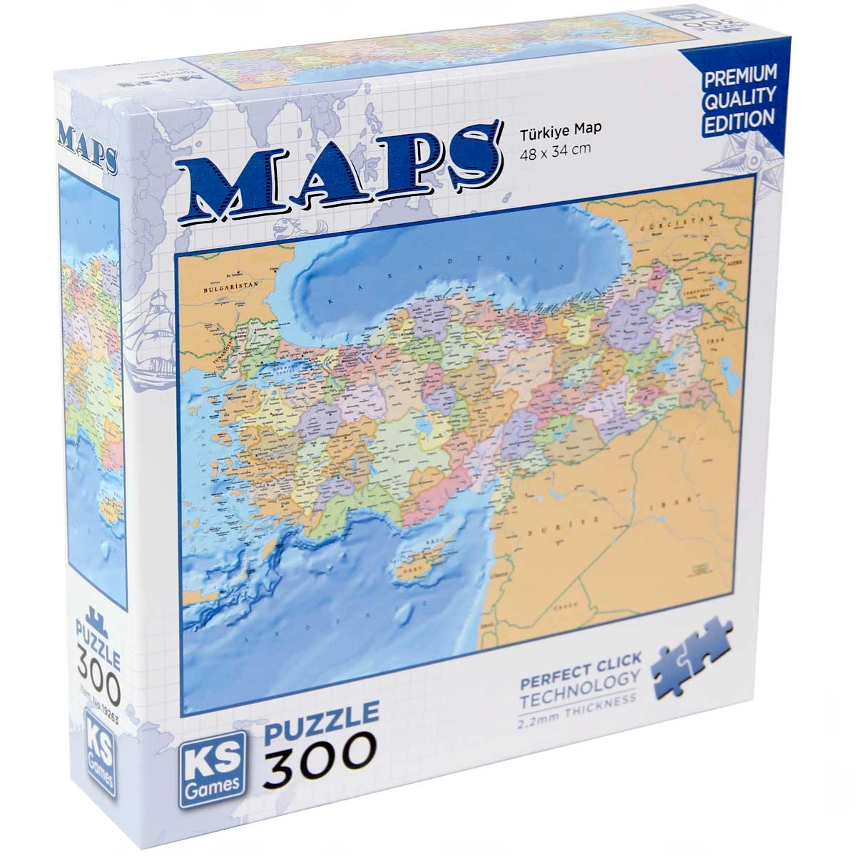 KS Games Türkiye Map Puzzle 300 Parça