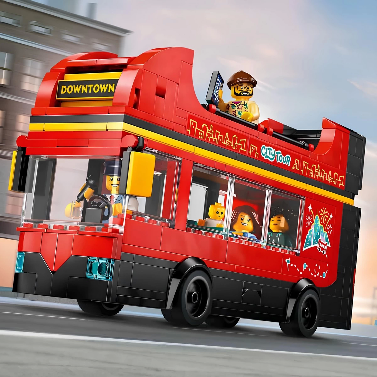 LEGO City Kırmızı İki Katlı Gezi Otobüsü 60407