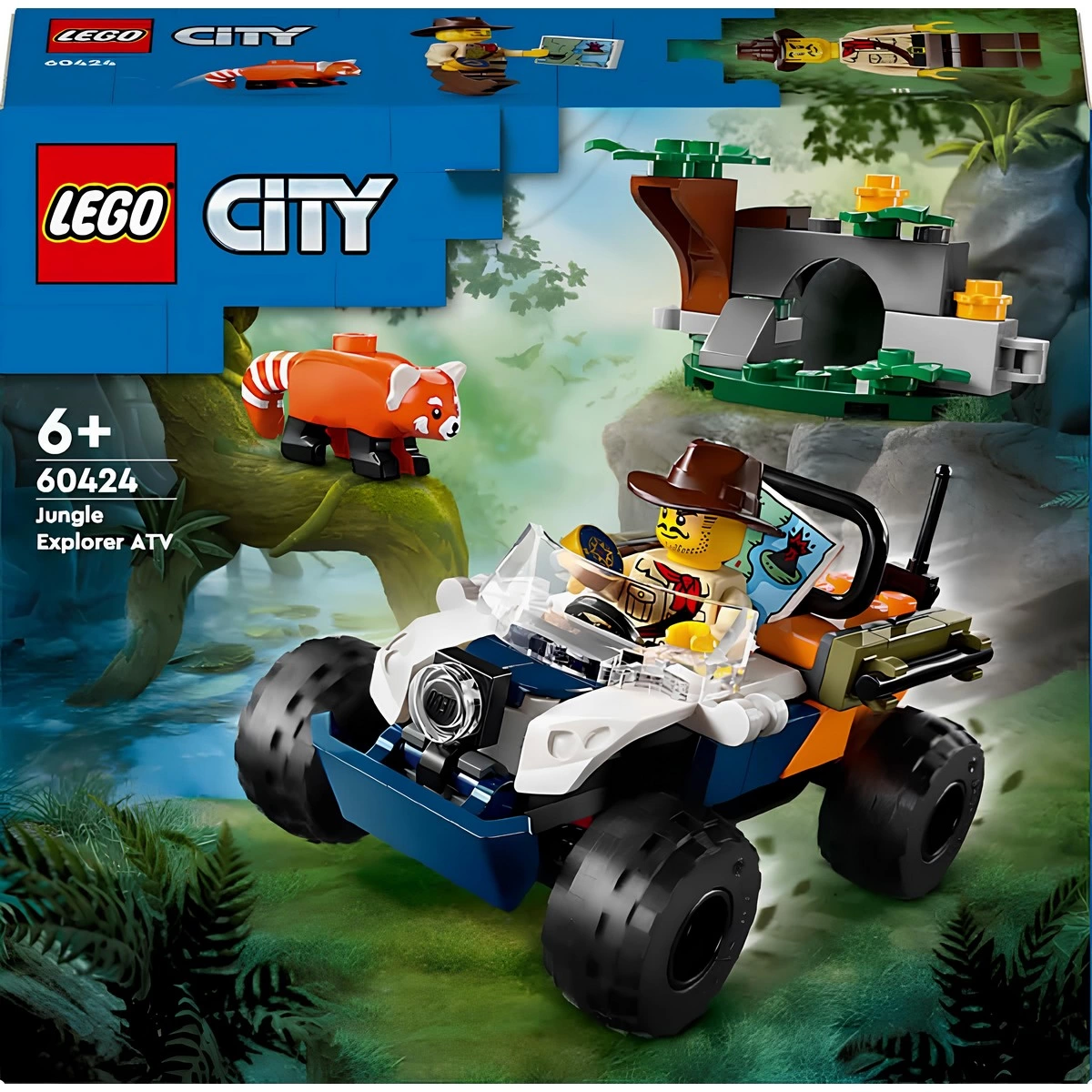 LEGO City Orman Kaşifinin ATV’li Kırmızı Panda Görevi 60424