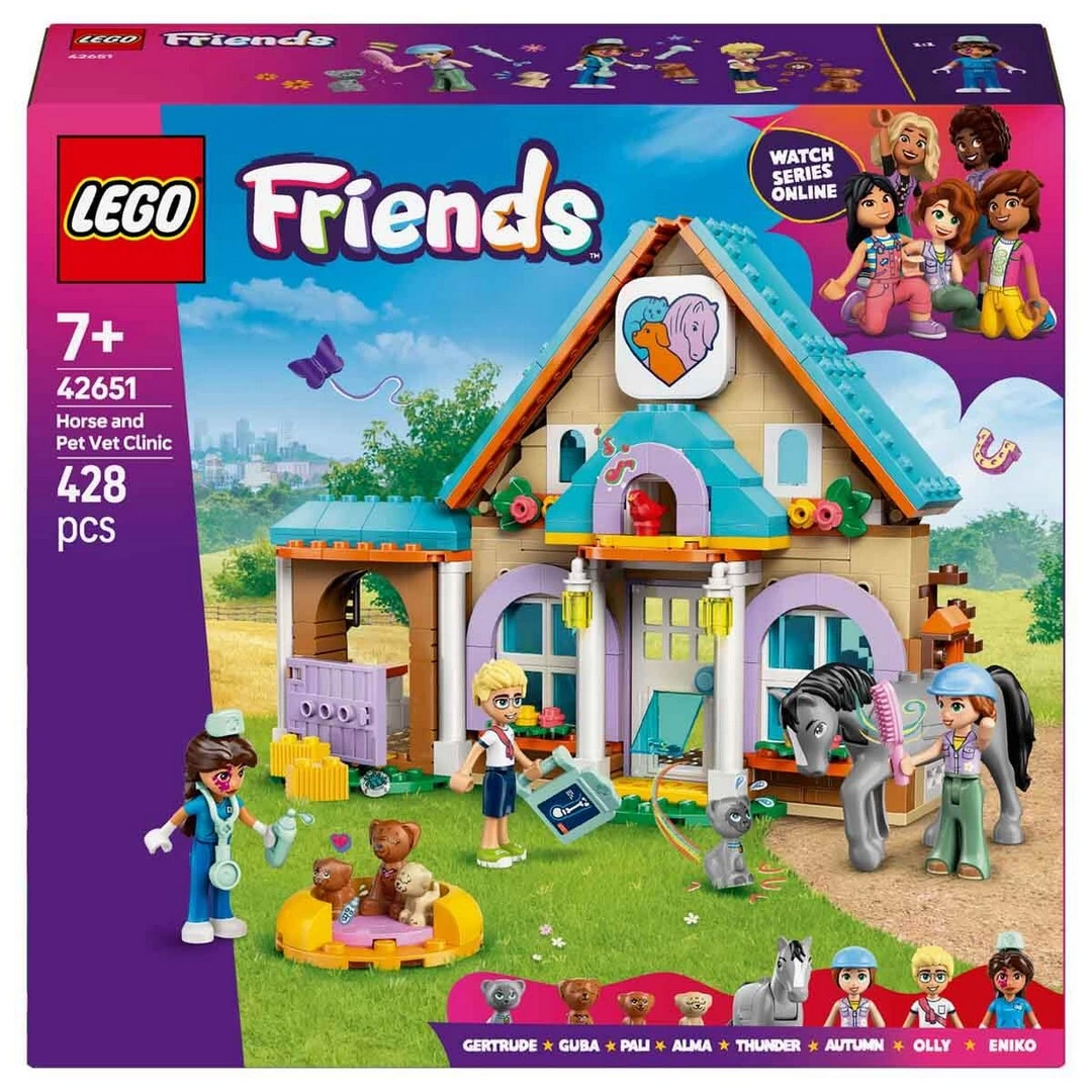 LEGO Friends At ve Evcil Hayvan Veteriner Kliniği 42651