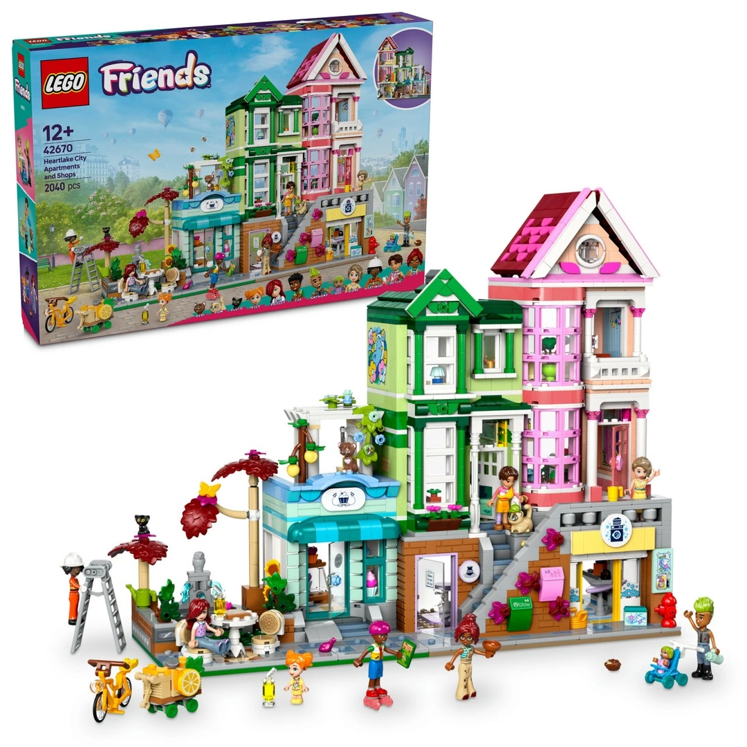 LEGO Friends Heartlake City Daireleri ve Mağazaları 42670