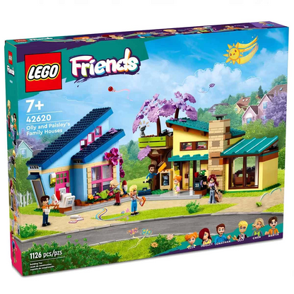 LEGO Friends Olly ve Paisley'nin Aile Evleri 42620