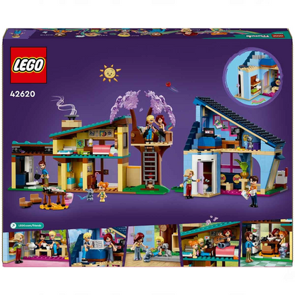 LEGO Friends Olly ve Paisley'nin Aile Evleri 42620