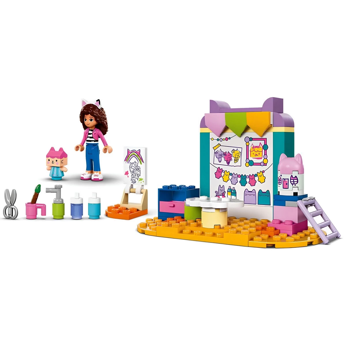LEGO Gabby’s Dollhouse Karton Yavru Kedi ile El Sanatları 10795