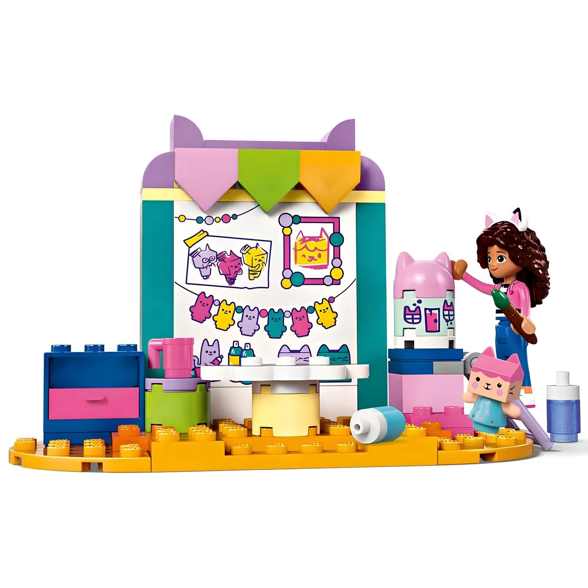 LEGO Gabby’s Dollhouse Karton Yavru Kedi ile El Sanatları 10795