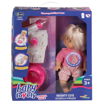 LMN203 Altını Islatan Kız Bebek -Limon Oyuncak