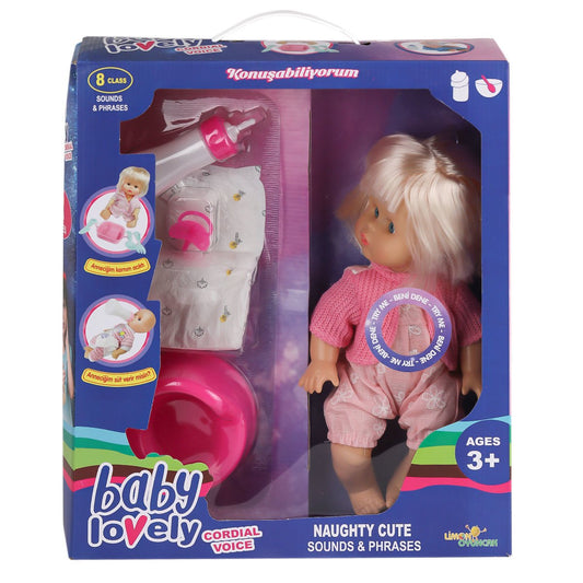 LMN203 Altını Islatan Kız Bebek -Limon Oyuncak