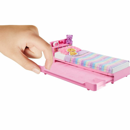 HMM64 My First Barbie - İlk Barbie Bebeğim - Barbie'nin Yatağı Oyun Seti