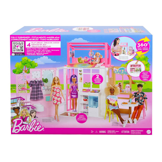 HCD47 Barbie'nin Taşınabilir Portatif Evi
