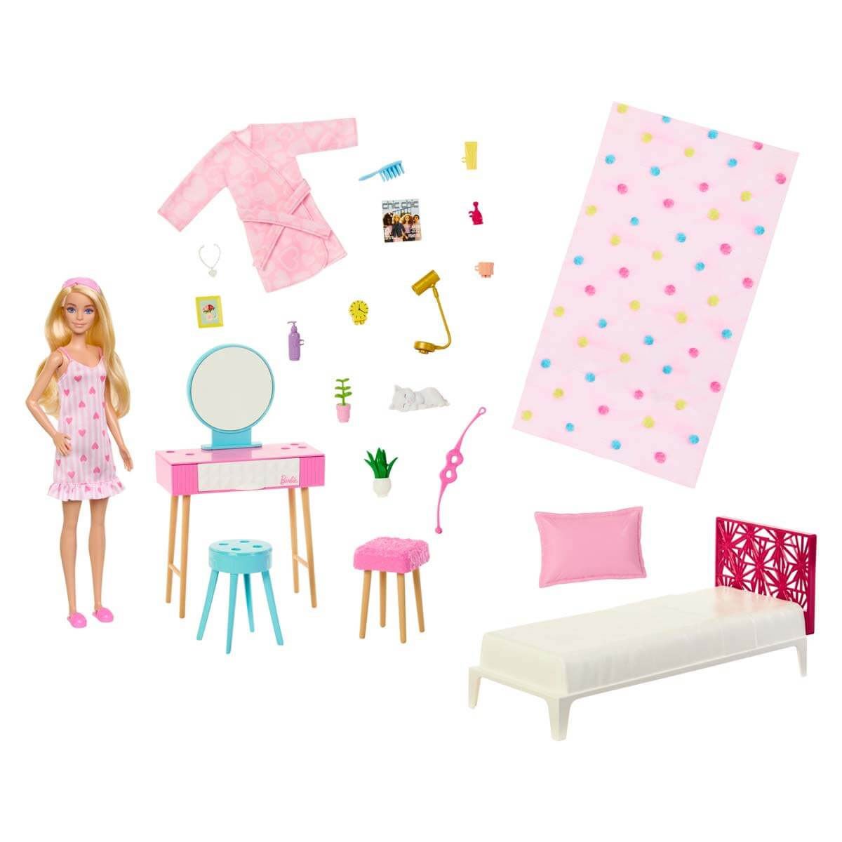 HPT55 Barbienin Yatak Odası Oyun Seti