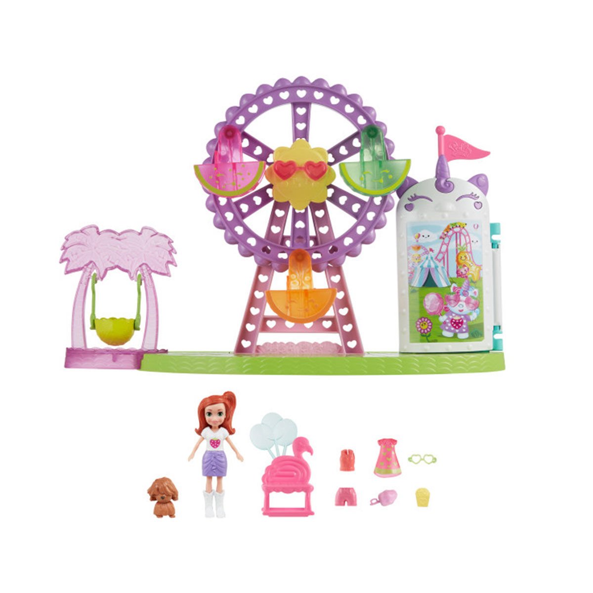 HWP25 Polly Pocket Meyve Karnavalı Oyun Seti