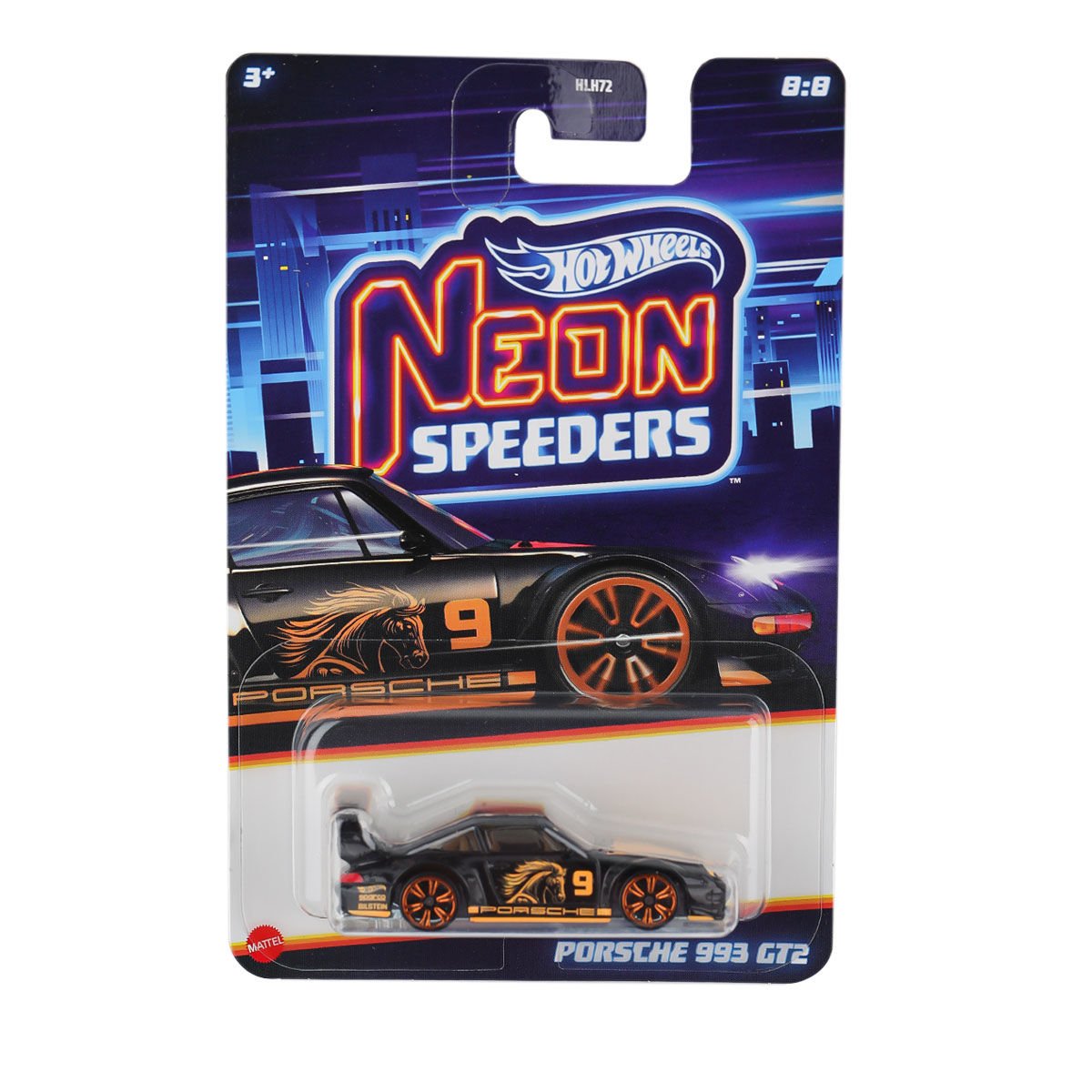 HLH72 Hot Wheels Neon Yarışlar Temalı Arabalar