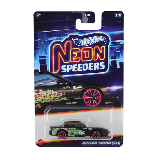 HLH72 Hot Wheels Neon Yarışlar Temalı Arabalar