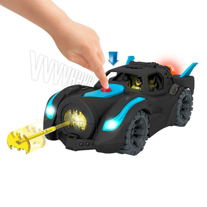 HGX96 Imaginext - Işıklı Ve Sesli Batmobil, DC Super Friends